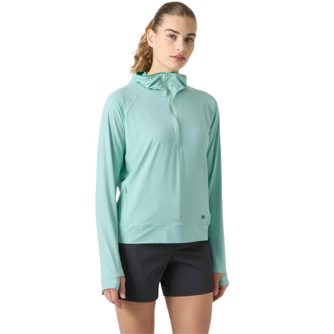 Helly Hansen Women's Shine Solen Half-Zip Sun Hoodie